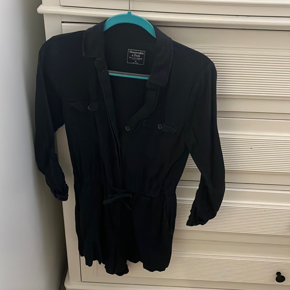 Navy blue romper from Abercrombie & Fitch